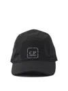 C.p. Company C.p.company Trucker Hat With Logo In Black