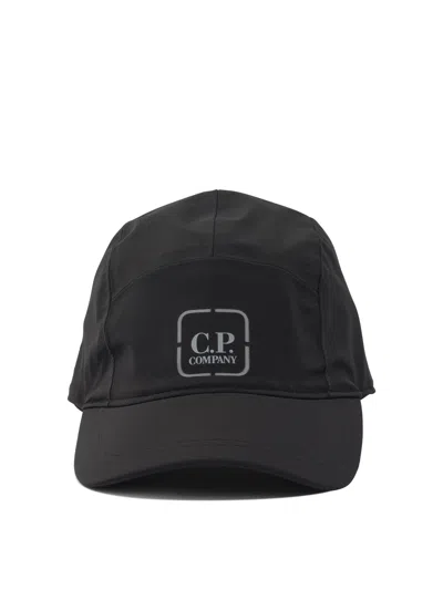 C.p. Company C.p.company Trucker Hat With Logo In Black