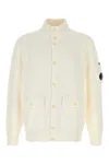 C.p. Company C.p.company White Cotton Cardigan