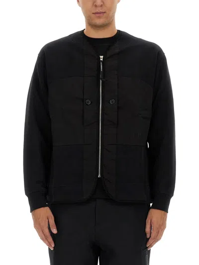 C.p. Company C.p.company Zip Sweatshirt In Black