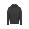 C.p. Company Goggle Hooded Sweatshirt With Zippered Pockets In Green