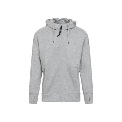C.p. Company C.p.company Zipped Hooded Sweatshirt In Grey