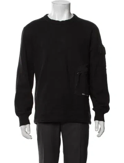 Pre-owned C.p. Company Crew Neck Long Sleeve Sweatshirt In Black