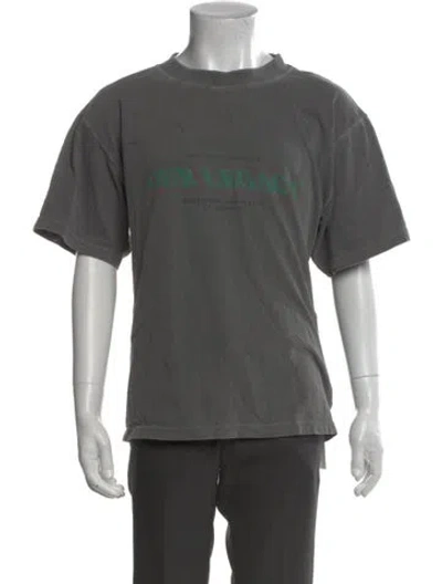 Pre-owned C.p. Company Crew Neck Short Sleeve T-shirt In Gray