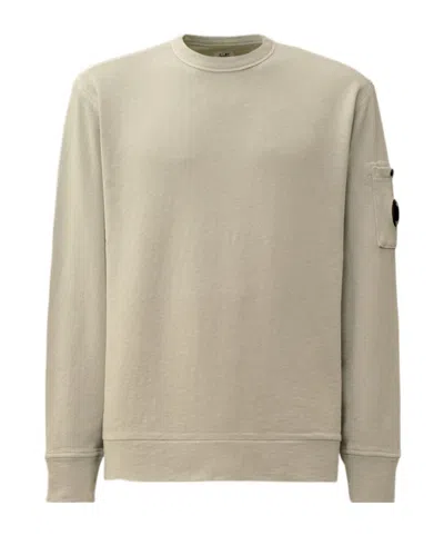 C.p. Company Crew Neck Sweater In Neutral