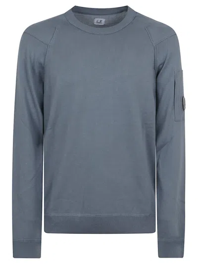 C.p. Company Crew Neck Sweater With Unique Lens Pocket
