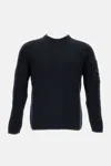 C.p. Company Crew Neck Sweatshirt In Blue