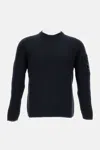 C.p. Company Crew Neck Sweatshirt In Blue