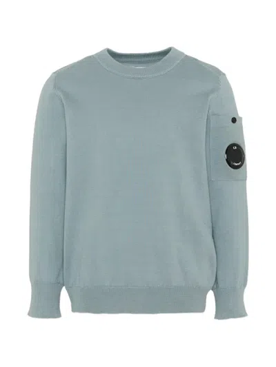 C.p. Company Crew-neck Sweatshirt In Blue