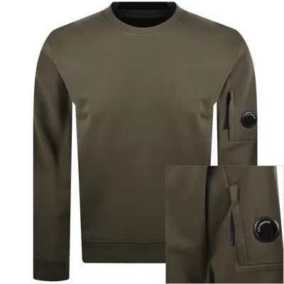 C.p. Company Cp Company Crew Neck Sweatshirt Green