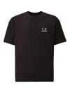 C.p. Company Logo-print Short-sleeve T-shirt In Black