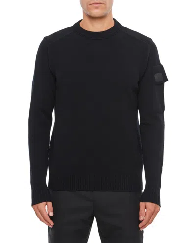 C.p. Company Creweneck Sweater In Black