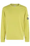 C.p. Company Sweater C. P. Company Men Color Yellow In Cress Green