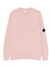 C.p. Company C. P. Company Sweater With Iconic Lens In Pink