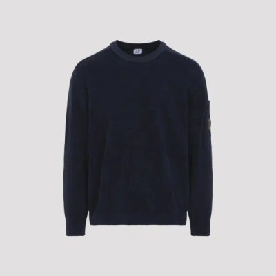 C.p. Company Cp Company Cotton Chenille Crewneck Lens Sweater In Multi