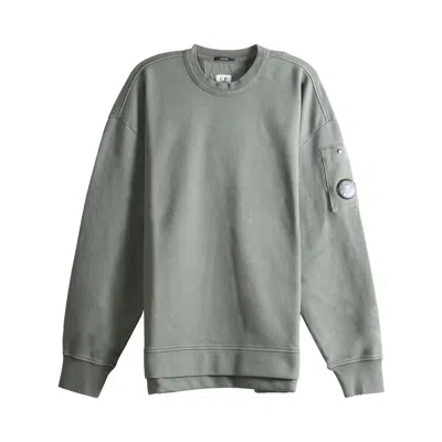 Pre-owned C.p. Company Crewneck Lens Sweatshirt 'castor Grey' | Men's Size Xl