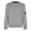 C.p. Company Diagonal Raised Fleece Sweatshirt In Grey