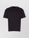 C.p. Company Crewneck Short Sleeve T-shirt Regular Fit In Black