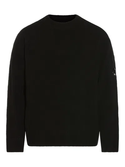 C.p. Company Crewneck Sweater In Black