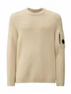C.p. Company Crewneck Sweater In Neutral