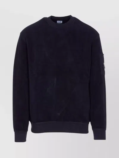 C.P. COMPANY CREWNECK SWEATSHIRT FEATURING ARM POCKET