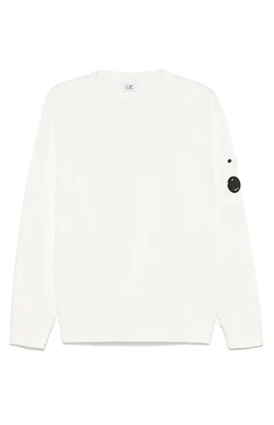 C.P. COMPANY CREWNECK SWEATSHIRT WITH BUTTONED POCKET DETAIL