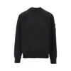 C.p. Company Crewneck Sweatshirt With Logo Detail In Black
