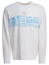 C.p. Company C.p.company Crewneck Sweatshirt With Logo In White