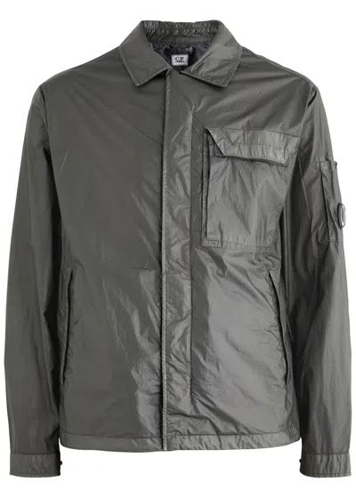 C.p. Company Cs Ii Lens Coated Nylon Jacket In Grey