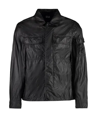 C.P. COMPANY C.P. COMPANY LONG SLEEVED CS II LENS-DETAIL SHIRT JACKET