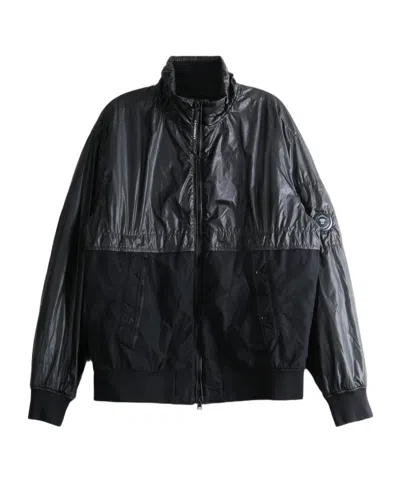 C.p. Company Cs Ii Mixed Bomber Lens Jacket In Black