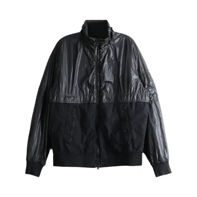 Pre-owned C.p. Company Cs Ii Mixed Bomber Lens Jacket 'black' | Men's Size Xl