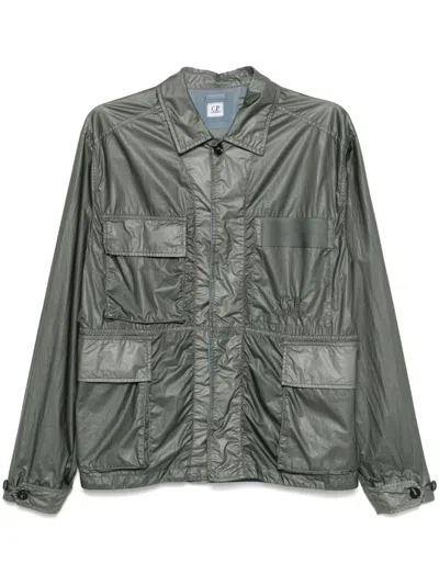 C.p. Company Cs Ii Shirt Jacket In Grey