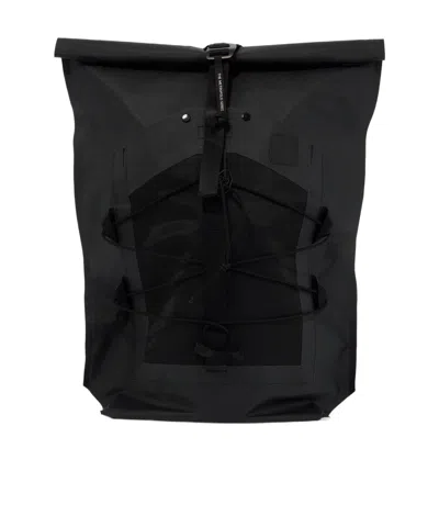 C.p. Company Curled Backpack In Black