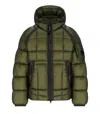 C.p. Company D. D. Shell Capers Hooded Down Jacket In Green