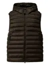 C.p. Company D. D. Shell Goggle Down Gilet In Brown