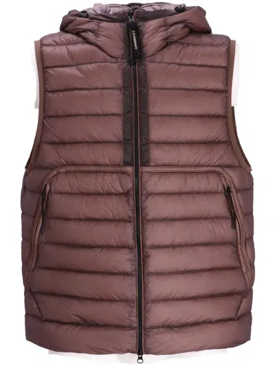 C.p. Company D. D. Shell Google Down Vest In Red