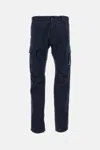 C.p. Company Dark Blue Cargo Pant In Blue