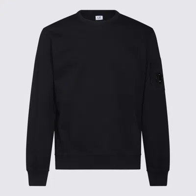 C.p. Company Dark Blue Cotton Sweatshirt