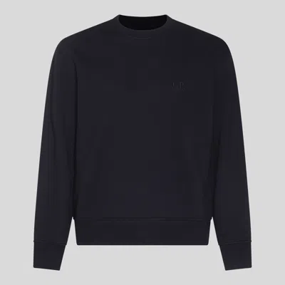 C.P. COMPANY C.P. COMPANY DARK BLUE COTTON SWEATSHIRT