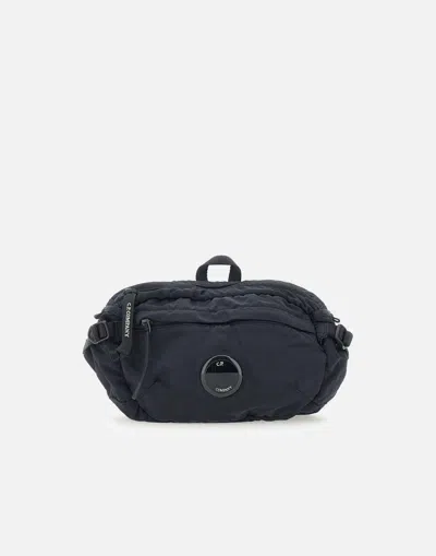C.p. Company Dark Blue Nylon Crossbody Pack