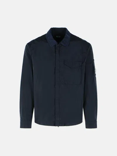 C.p. Company Dark Blue Polyamide Jacket In Multi