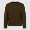C.p. Company Lens Sweatshirt In Ivy Green
