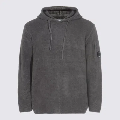 C.P. COMPANY DARK GREY COTTON KNITWEAR