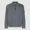 C.p. Company Dark Grey Cotton Shirt In Smoked Pearl