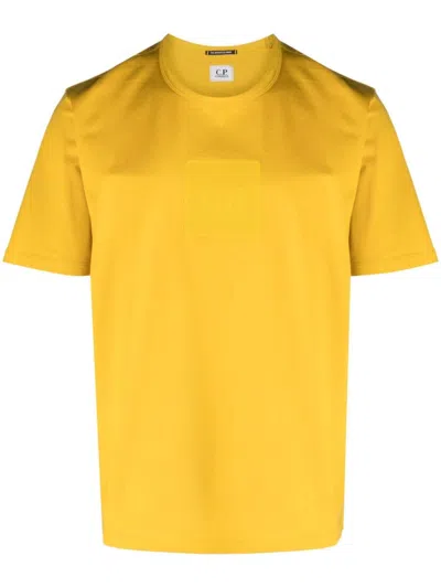 C.p. Company Metropolis Series Mercerized-jersey T-shirt In Yellow