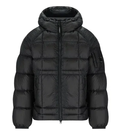 C.P. COMPANY C.P. COMPANY D.D. SHELL BLACK HOODED DOWN JACKET