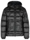 C.p. Company D.d. Shell Hooded Puffer Jacket In Black