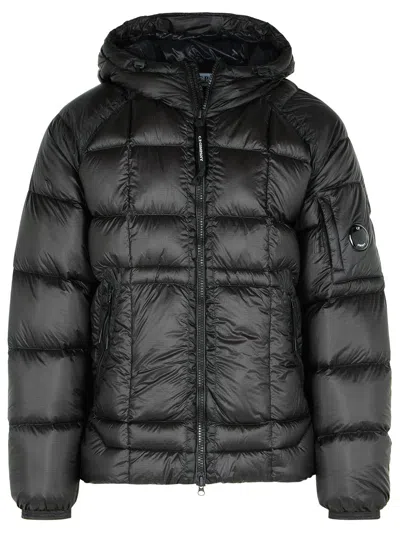C.p. Company D.d. Shell Hooded Puffer Jacket In Black