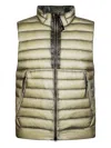 C.p. Company D.d. Shell Down Gilet In Green